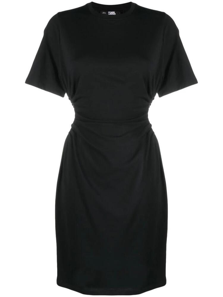 Karl Lagerfeld jersey cut-out dress - Black Cover