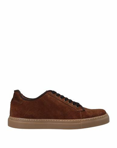 Bottega Marchigiana Man Sneakers Brown Soft Leather Cover