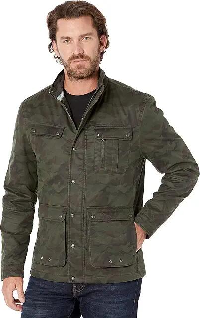 johnnie-O Coburn Antique Cotton Field Jacket (Camo) Men's Clothing Cover