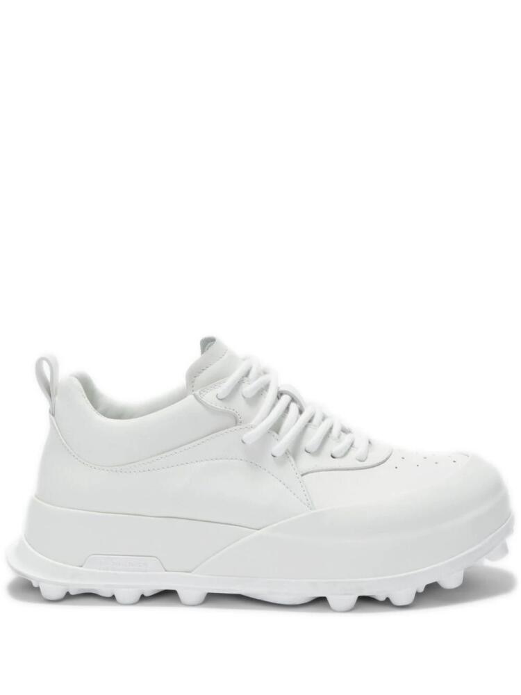 Jil Sander tonal leather sneakers - White Cover