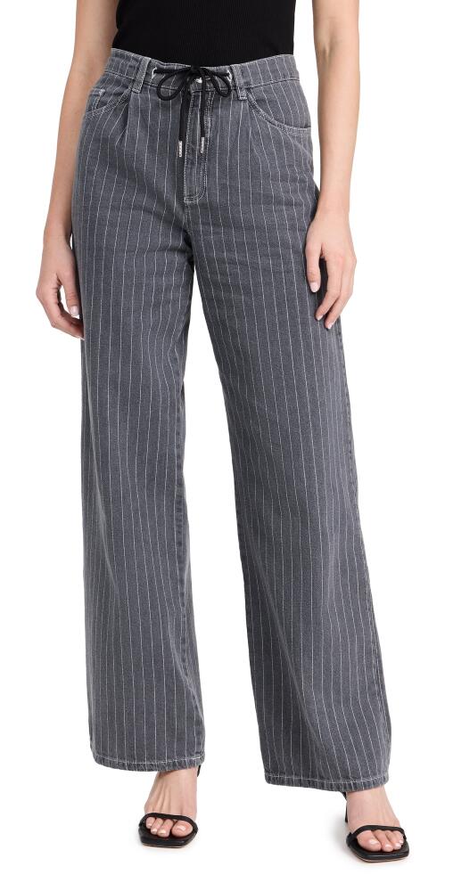 BAUM UND PFERDGARTEN Nanny Pants Grey Pinstripe Denim Cover