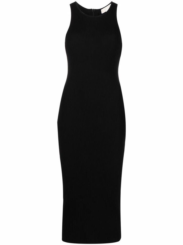 Michael Kors ribbed-knit midi dress - Black Cover