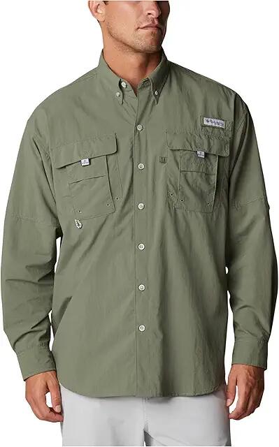 Columbia Bahama II Long Sleeve Shirt (Cypress) Men's Long Sleeve Button Up Cover