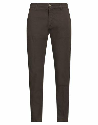 Costume National Man Pants Cocoa Cotton, Elastane Cover