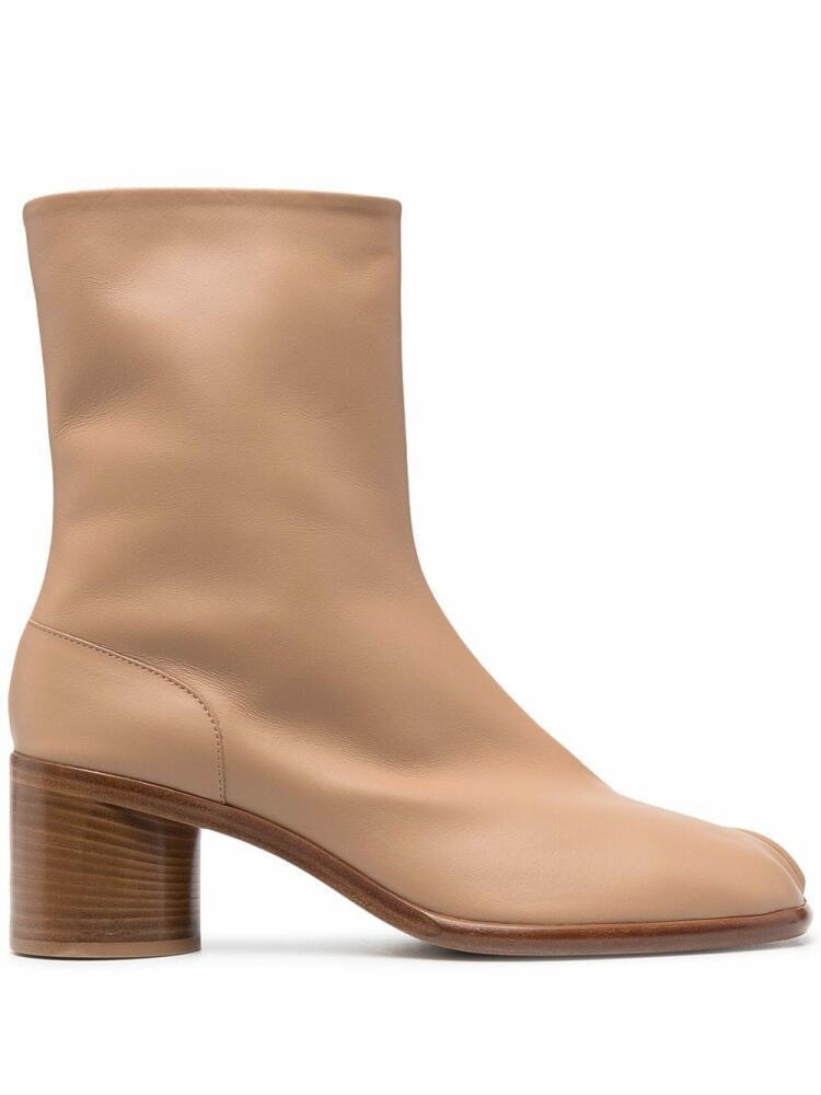 Maison Margiela Tabi 60mm leather ankle boots - Neutrals Cover