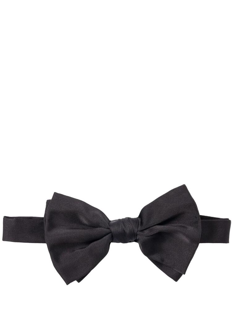 DOLCE & GABBANA Silk Satin Bow Tie Cover