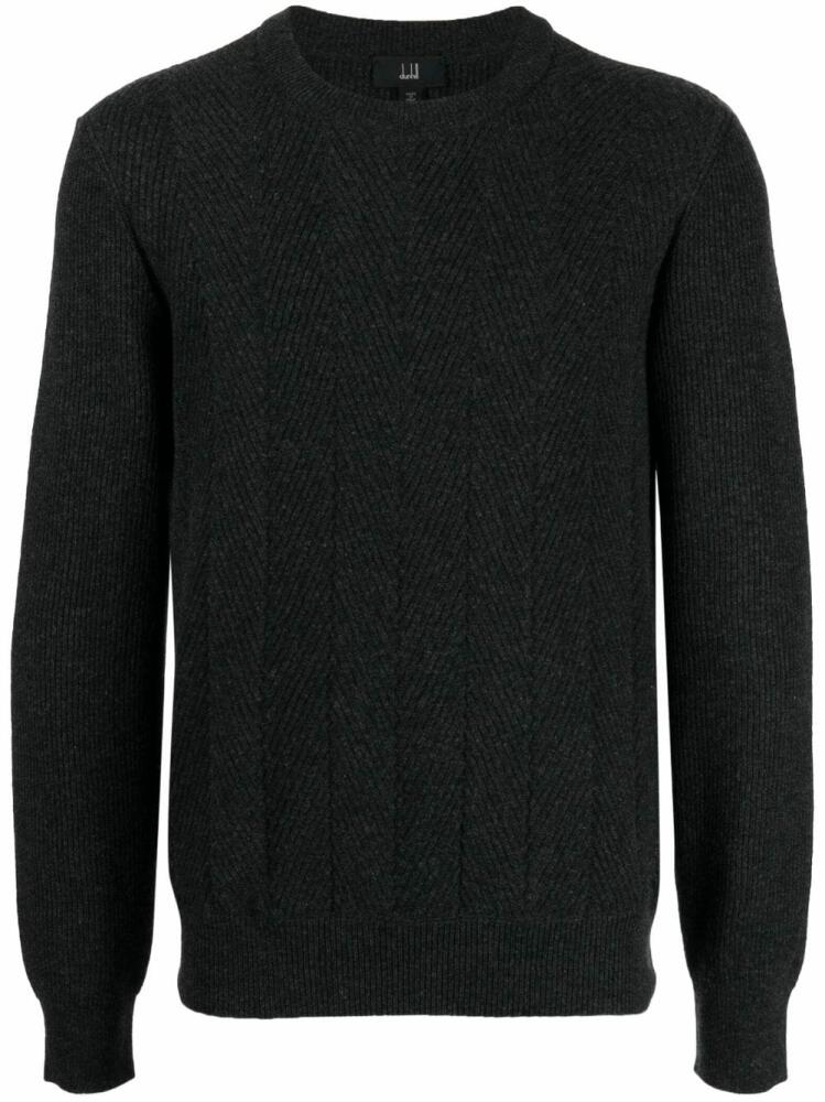 Dunhill crew-neck wool jumper - Grey Cover