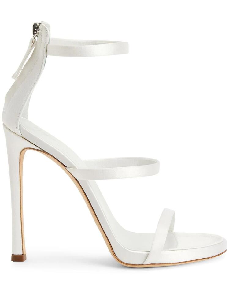 Giuseppe Zanotti Harmony 120mm leather sandals - White Cover