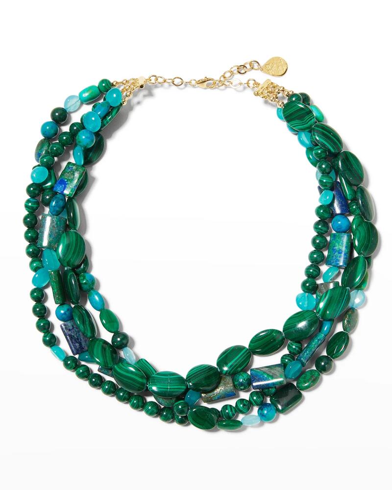 Devon Leigh Malachite Multi-Strand Necklace Cover