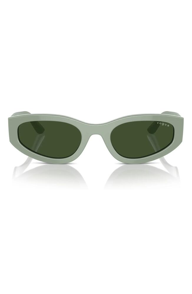 VOGUE 54mm Cat Eye Sunglasses in Green Cover