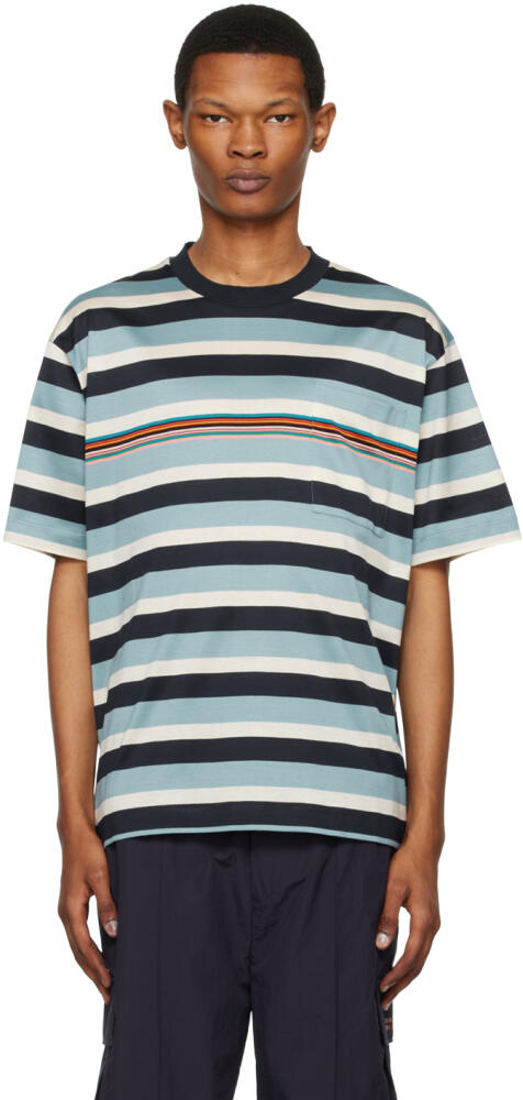 Pop Trading Company Blue Paul Smith Edition T-Shirt Cover