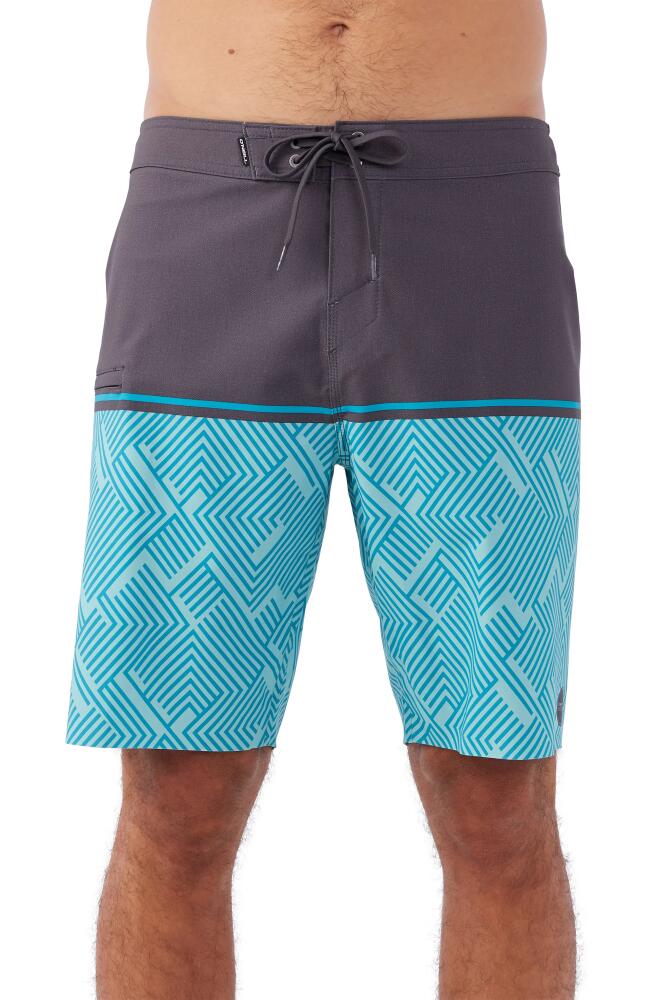 O'Neill Hyperfreak Tech TRVLR Nomad 20 Swim Trunks in Turquoise Cover