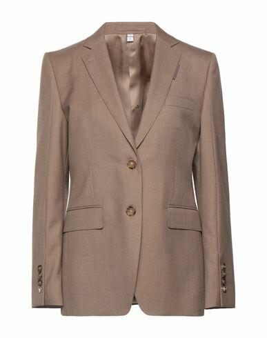 Burberry Woman Blazer Camel Virgin Wool Cover