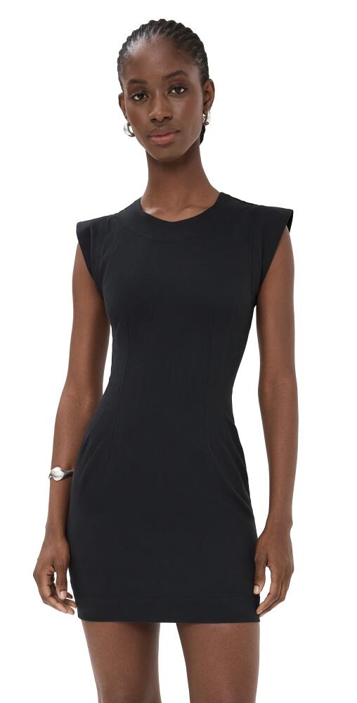 Sablyn Palma Fitted Dress with Back Cut-Out Black Cover