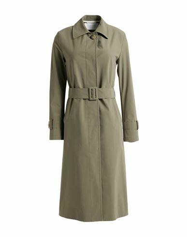 Harris Wharf London Woman Overcoat & Trench Coat Sage green Polyester Cover