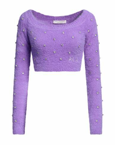 Philosophy Di Lorenzo Serafini Woman Sweater Purple Polyamide, Elastane Cover