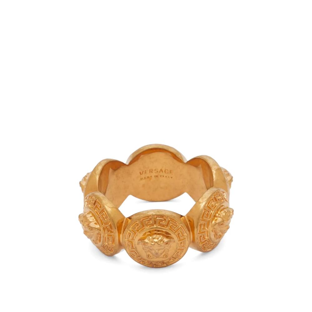 Versace Women's Multi Medusa Head Ring in Gold Cover