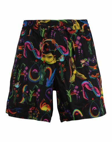 Opening Ceremony Allover Alphabet Print Shorts Man Shorts & Bermuda Shorts Multicolored Cotton Cover