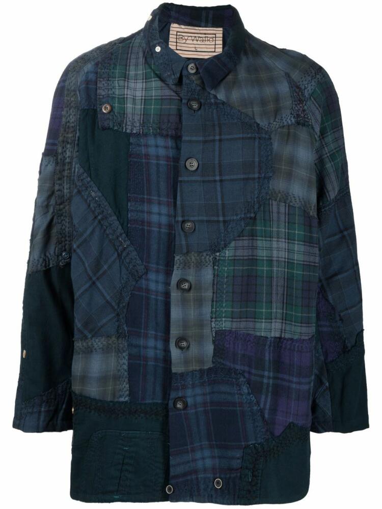 By Walid Miles patchwork shirt - Blue Cover