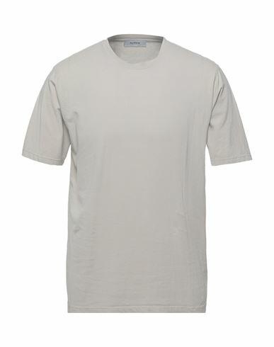 Alpha Studio Man T-shirt Light grey Cotton, Elastane Cover