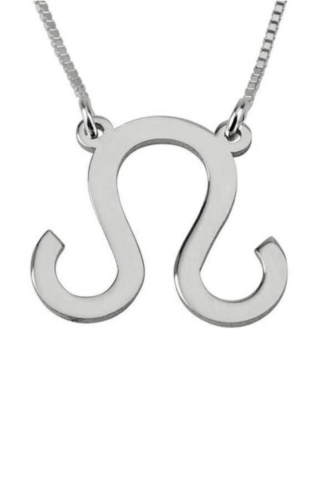 MELANIE MARIE Zodiac Pendant Necklace in Sterling Silver - Leo Cover