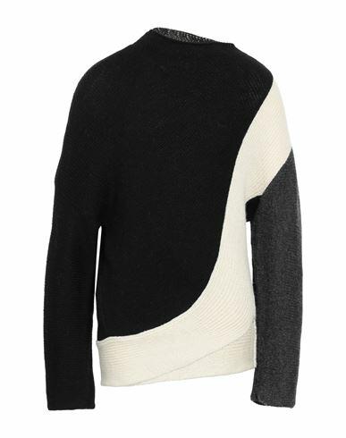 Kiko Kostadinov Man Turtleneck Black Alpaca wool, Merino Wool Cover