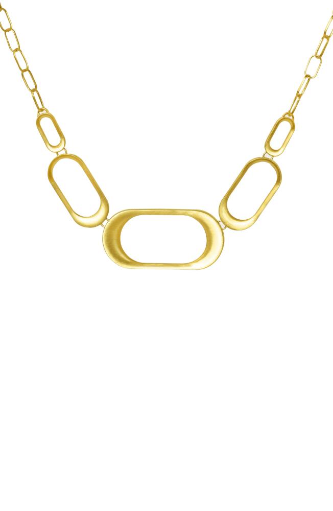 Dean Davidson Bleecker Statement Link Collar Necklace in Gold Cover