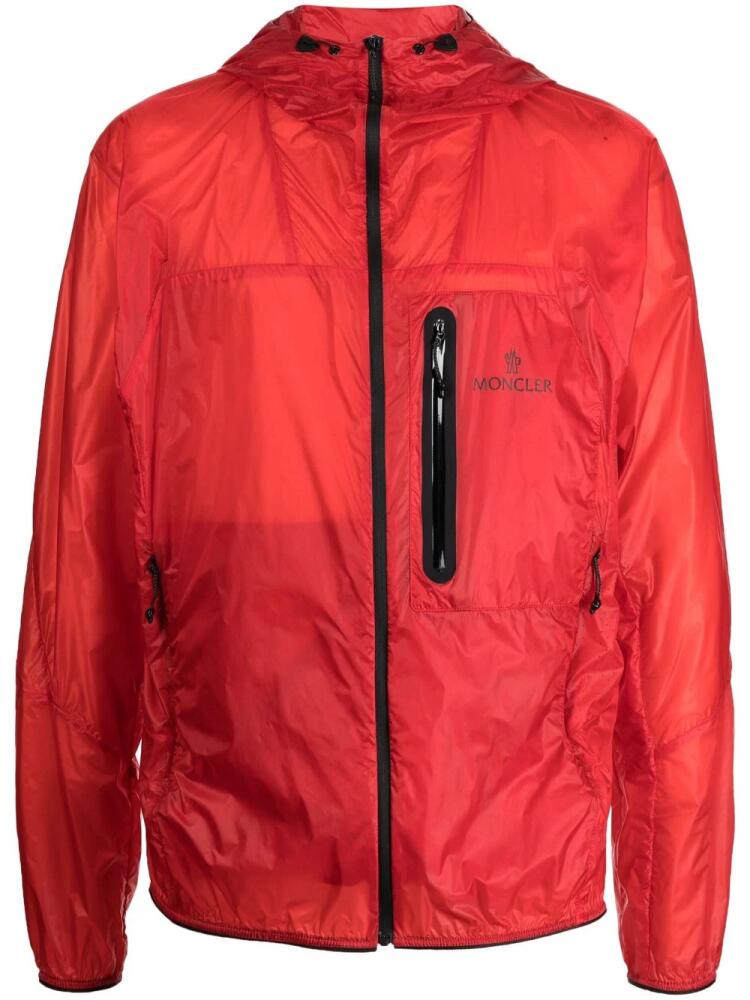 Moncler Diadem hooded windbreaker - Red Cover