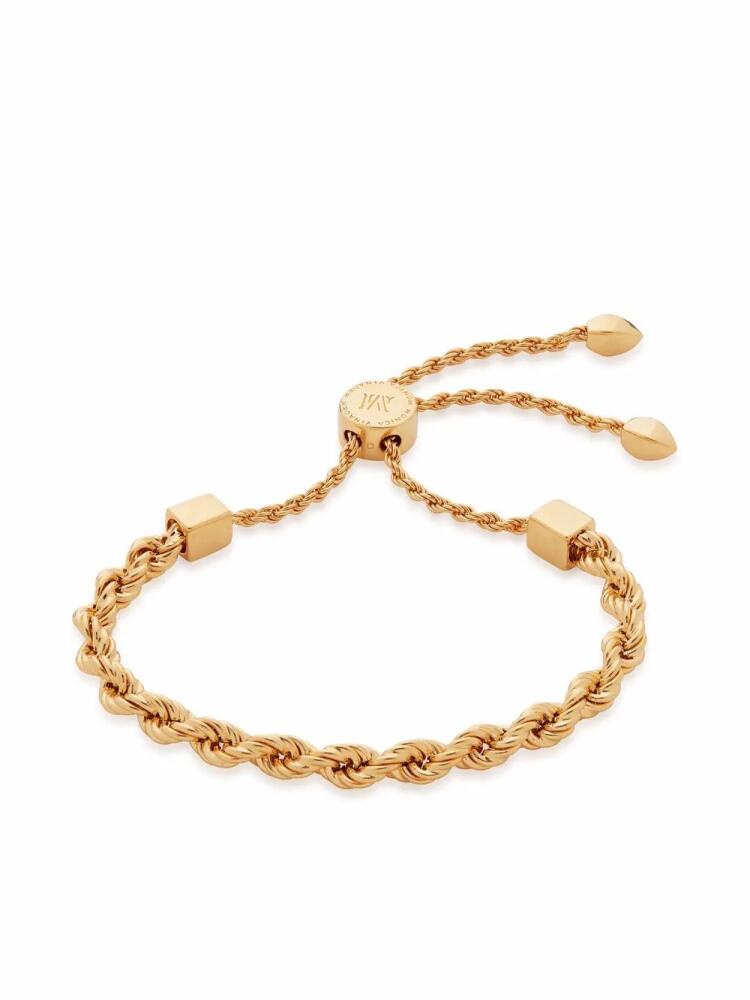 Monica Vinader Corda friendship bracelet - Gold Cover