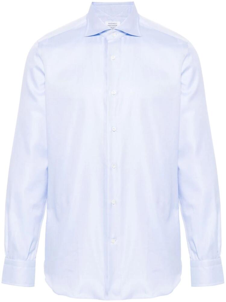 Mazzarelli cotton shirt - Blue Cover