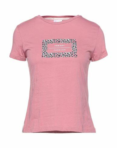 Freddy Woman T-shirt Pastel pink Cotton Cover