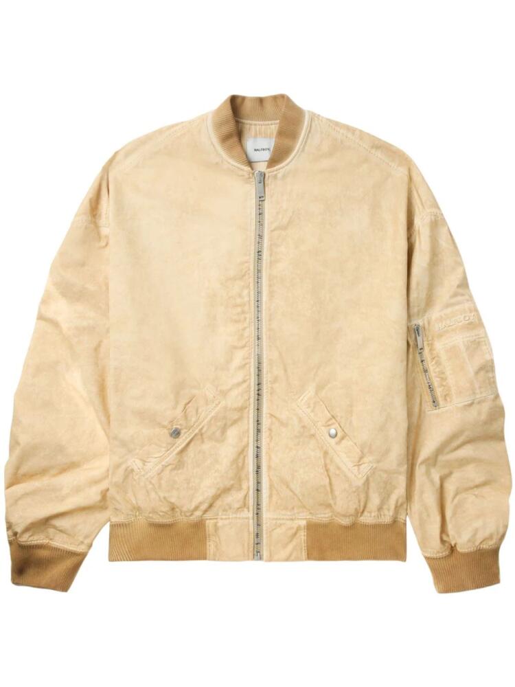 Halfboy cotton bomber jacket - Neutrals Cover