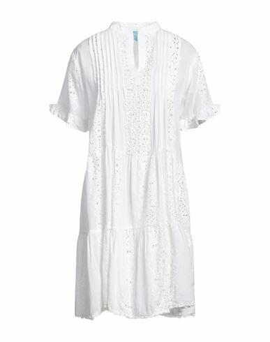 Iconique Woman Mini dress White Cotton Cover