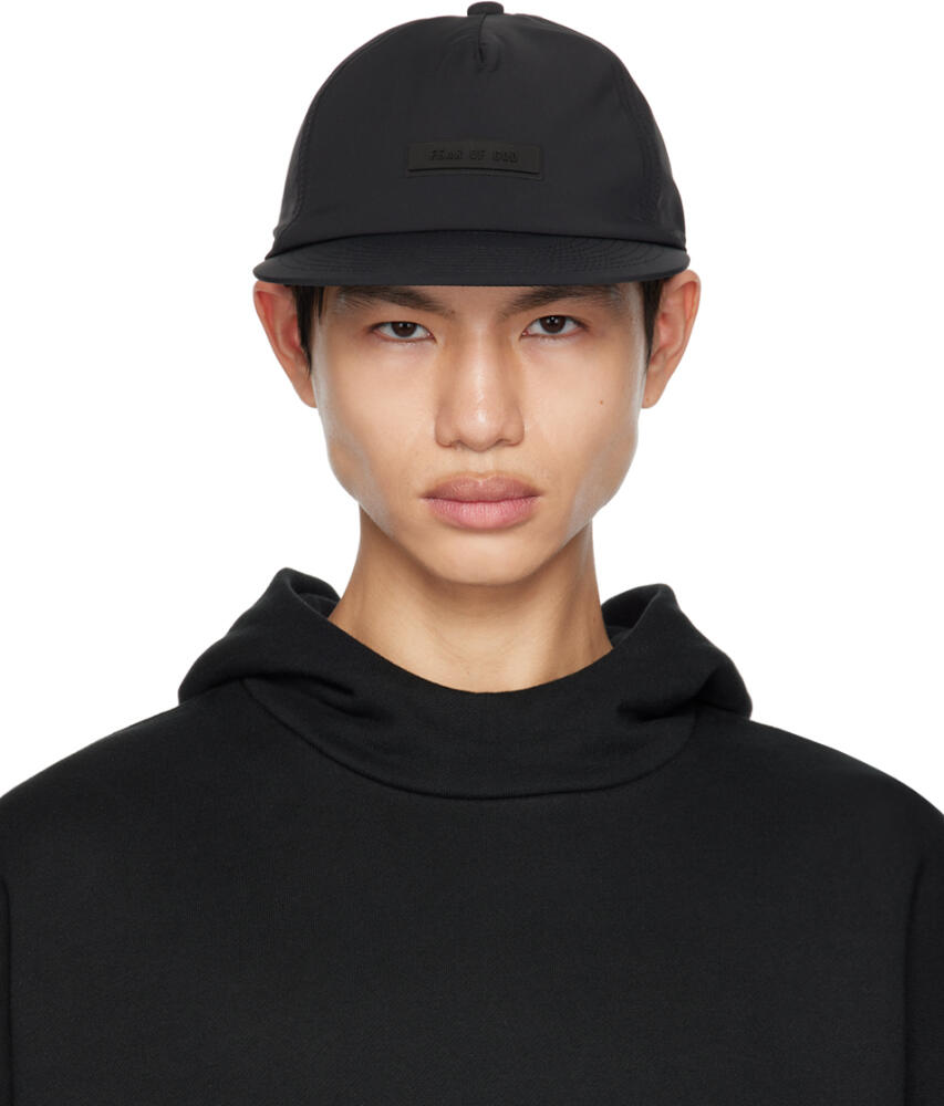 Fear of God ESSENTIALS Black Patch Cap Cover