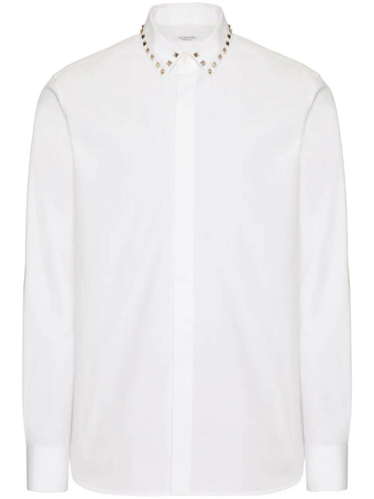 Valentino Garavani Untitled stud cotton shirt - White Cover