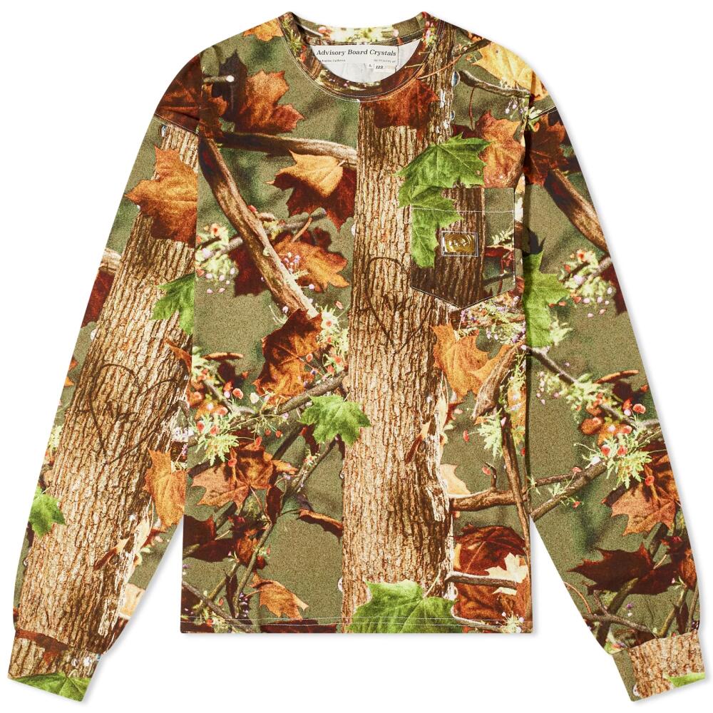 Advisory Board Crystals Men's 123 Long Sleeve T-Shirt in Camo Cover