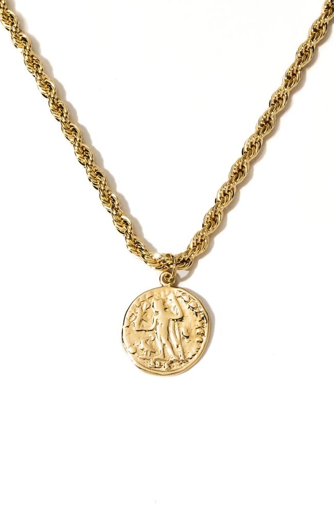 Child of Wild The Corda Coin Pendant Necklace in Gold Cover