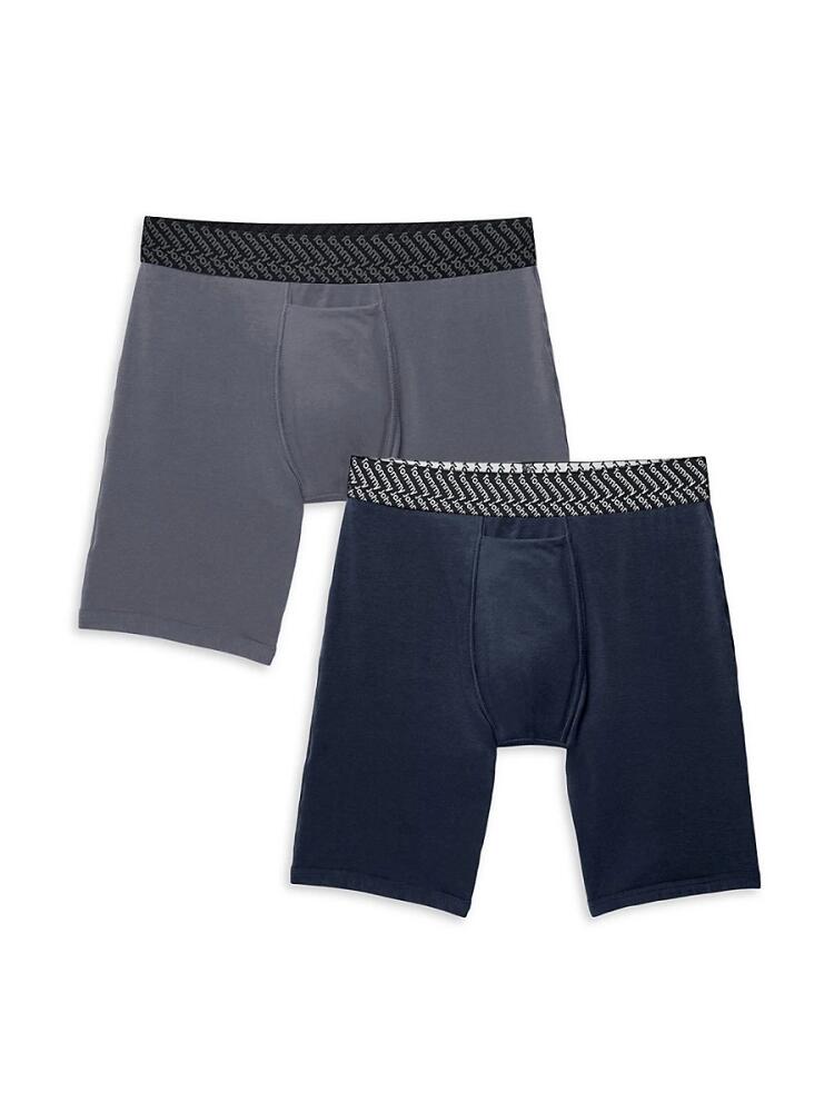 Tommy John Men's 2-Pack Boxer Briefs Set - Dress Blue Cover