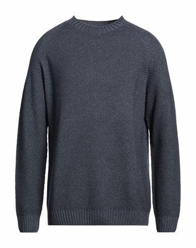 H953 Man Sweater Navy blue Merino Wool Cover