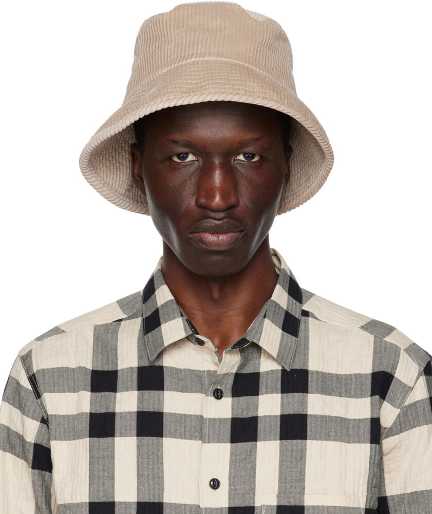 Études Beige Training Bucket Hat Cover