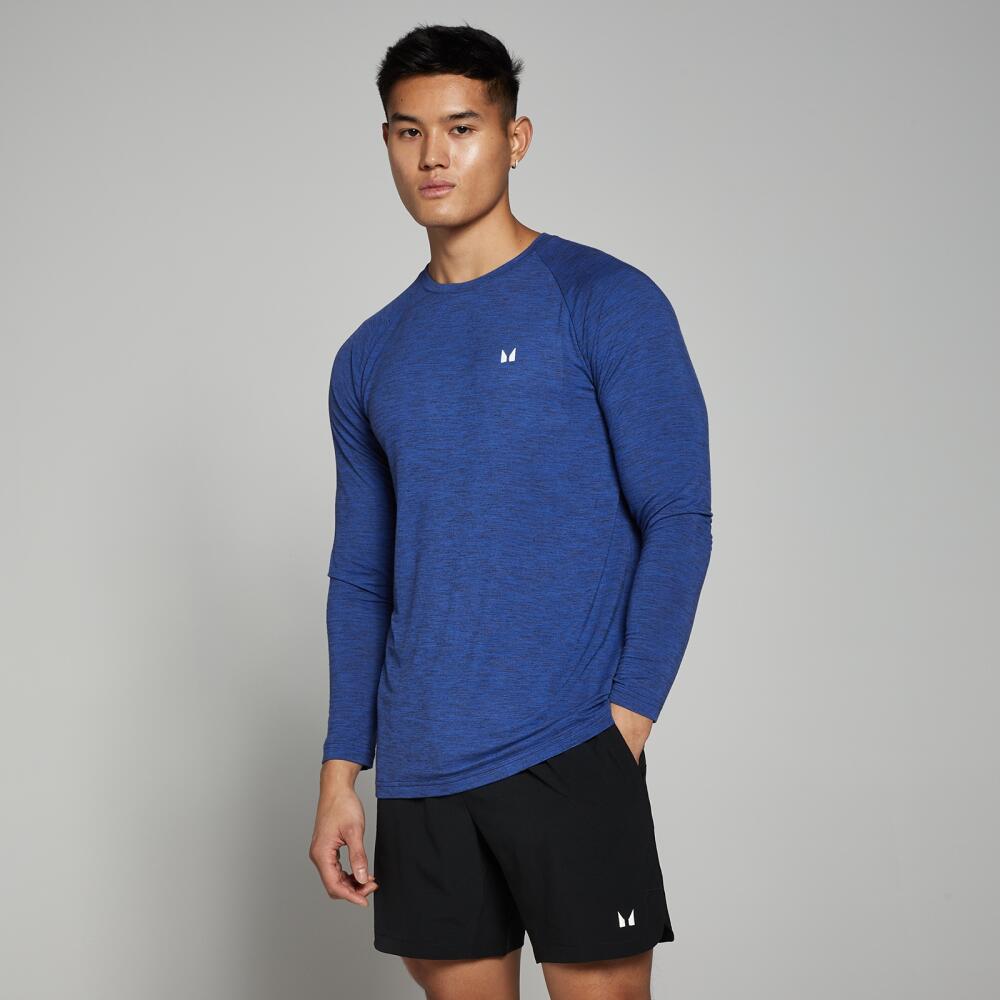 MP Men's Performance Long Sleeve Top - Cobalt Blue Marl Cover