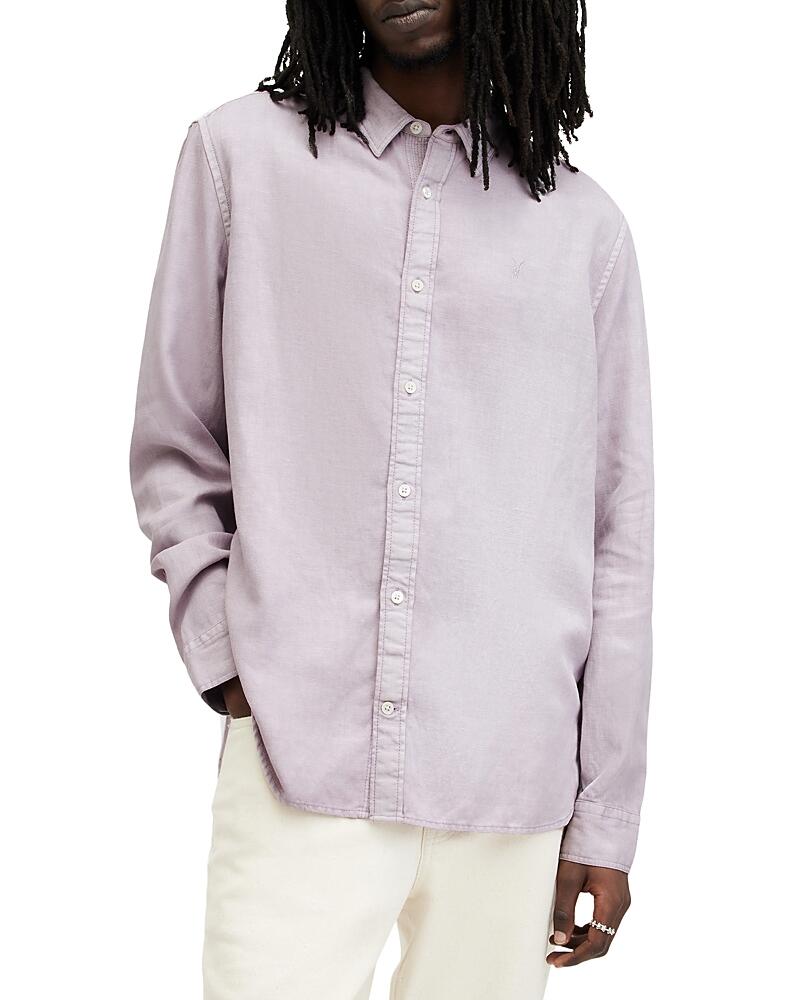 Allsaints Laguna Relaxed Fit Button Down Shirt Cover