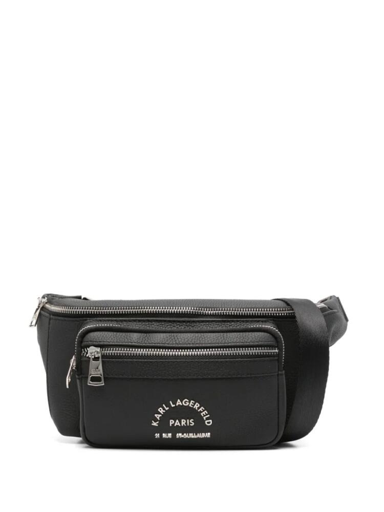 Karl Lagerfeld Rue St-Guillaume belt bag - Black Cover