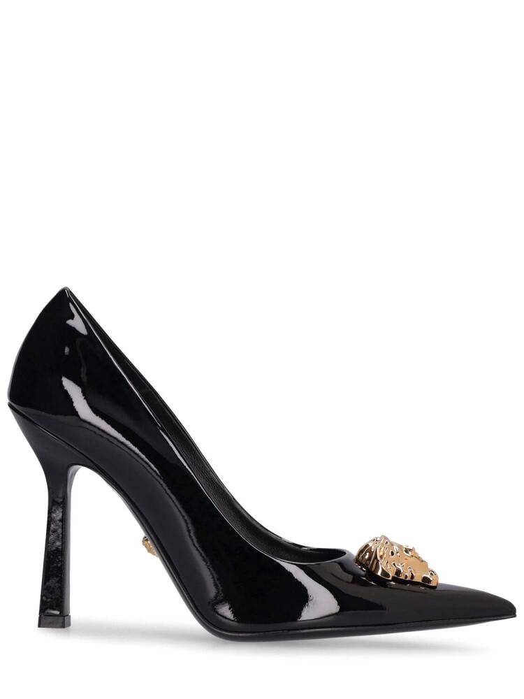 VERSACE 105mm Leather Pumps Cover