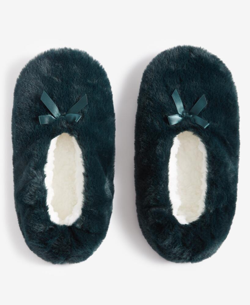 Charter Club Women's Faux-Fur Ped Slipper Socks, Created for Macy's - Ponderosa Pine Cover