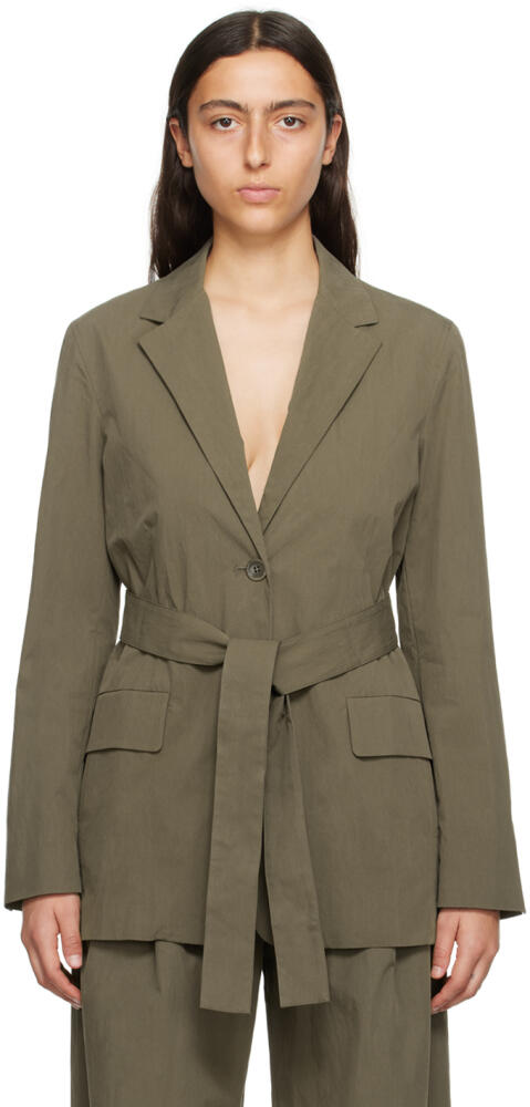 Proenza Schouler Khaki Proenza Schouler White Label Blazer Cover