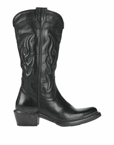 Moma Woman Boot Black Leather Cover