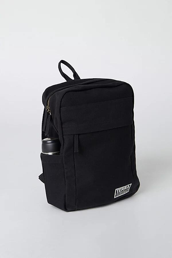 Terra Thread Organic Cotton Canvas Backpack in Black Cover