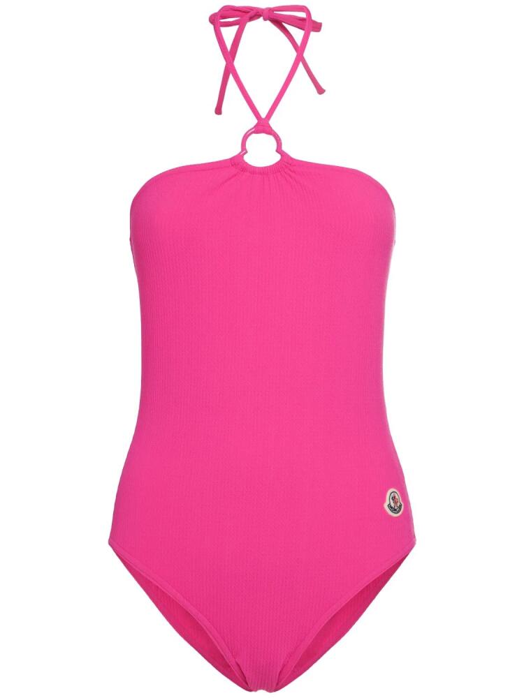 MONCLER Jersey One Piece Swimsuit Cover