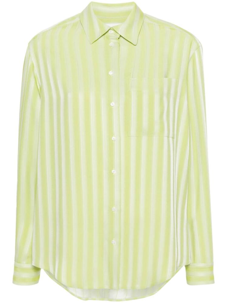 Claudie Pierlot stripped-pattern shirt - Green Cover